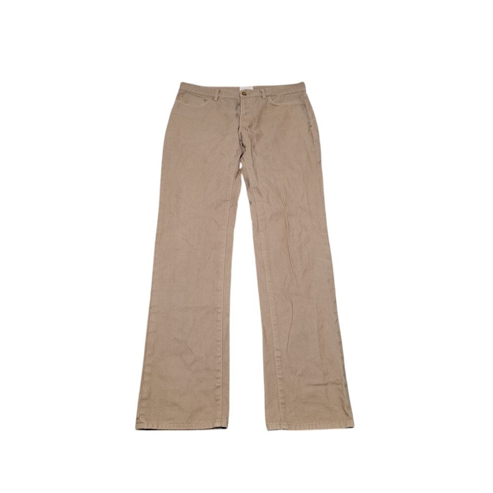 Sid mashburn jeans tan button fly straight size 35X34 men's casual